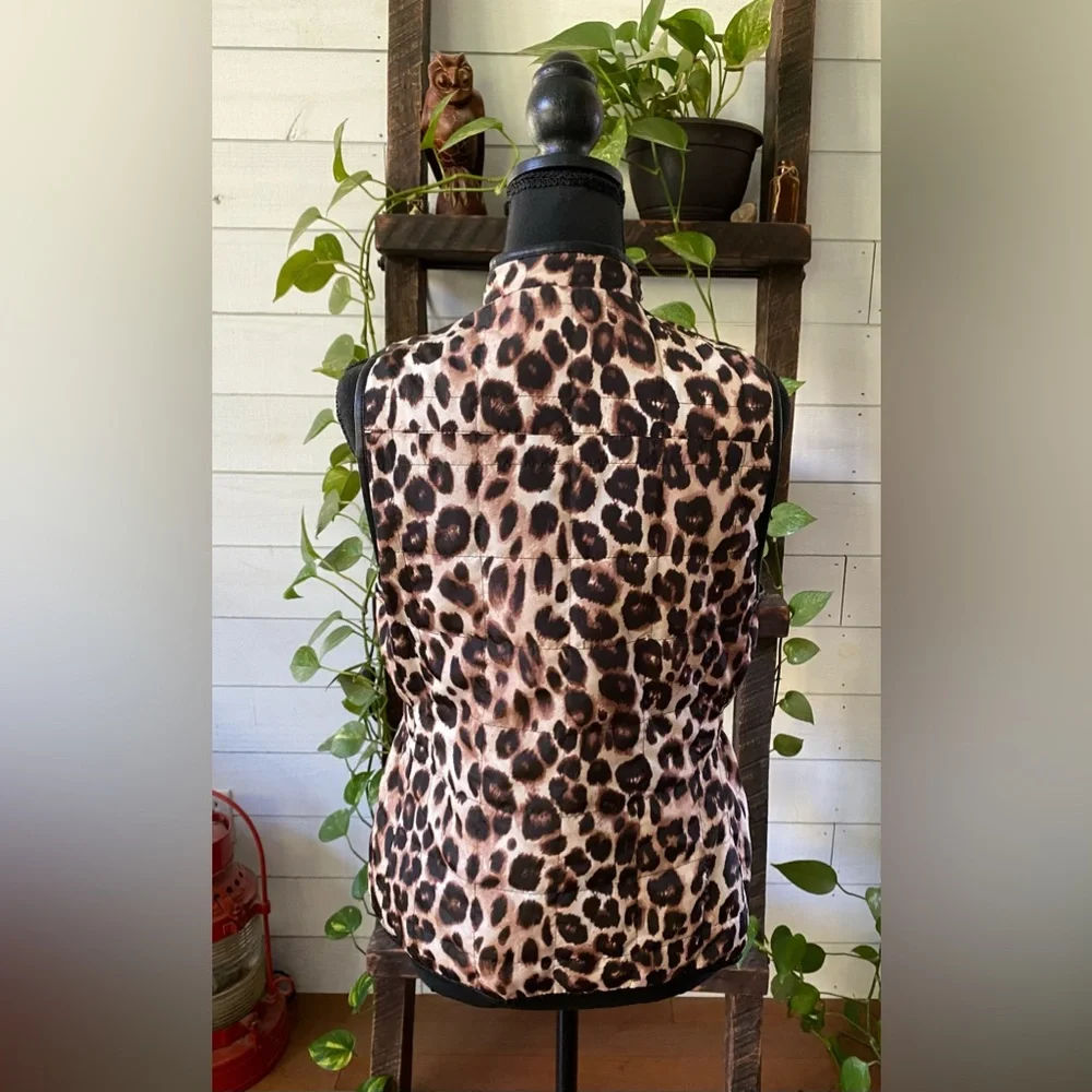 Chico’s: Animal Print Vest